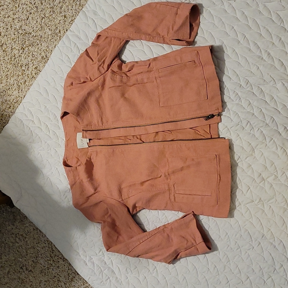 Peachy pink blazer